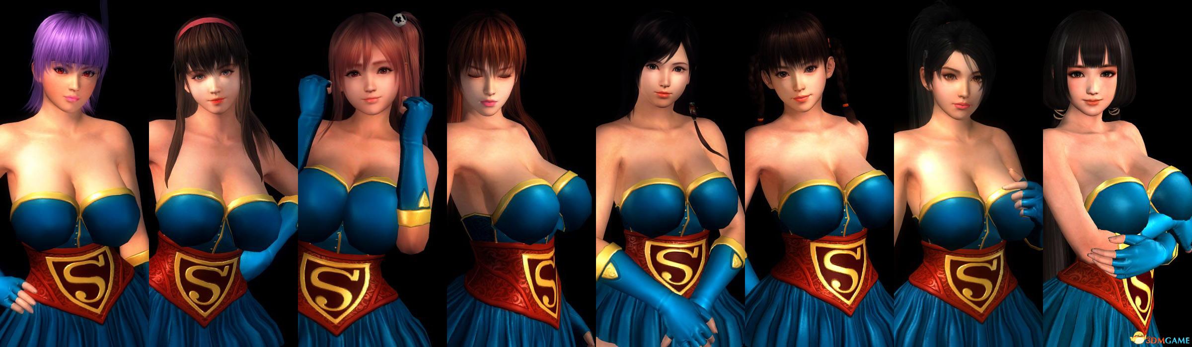 死或生5:最后一战 女超人服装mod