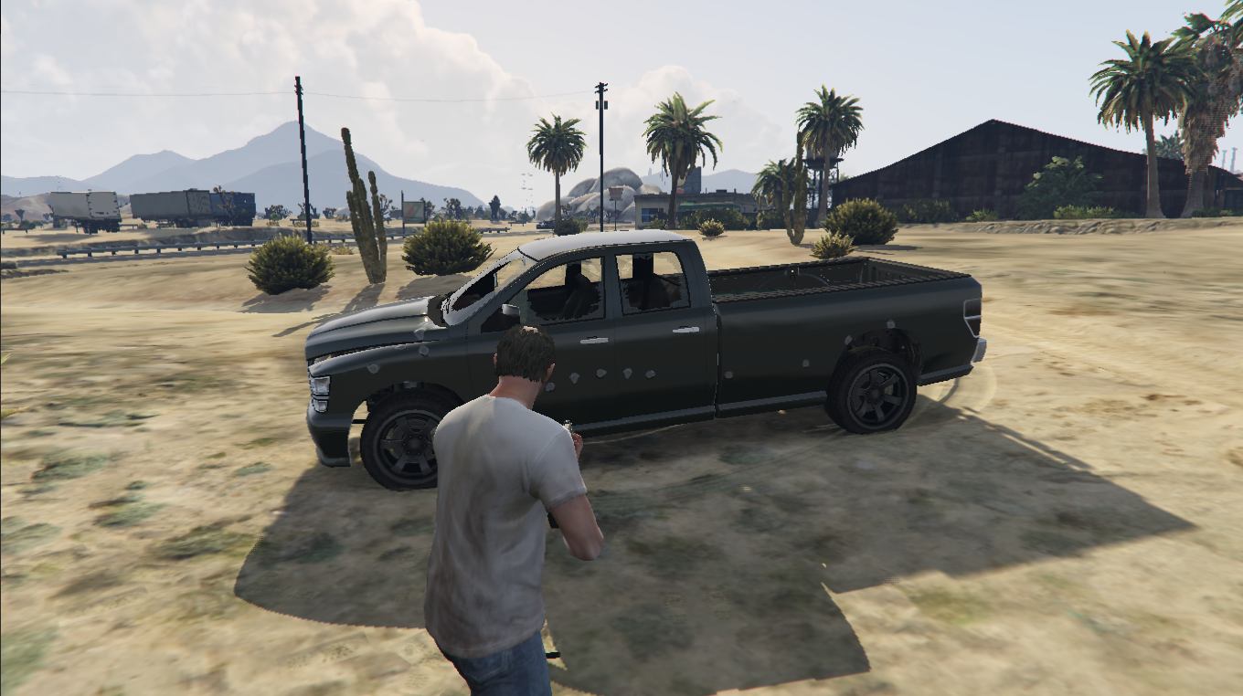 侠盗猎车5大狂牛4座大斗皮卡车