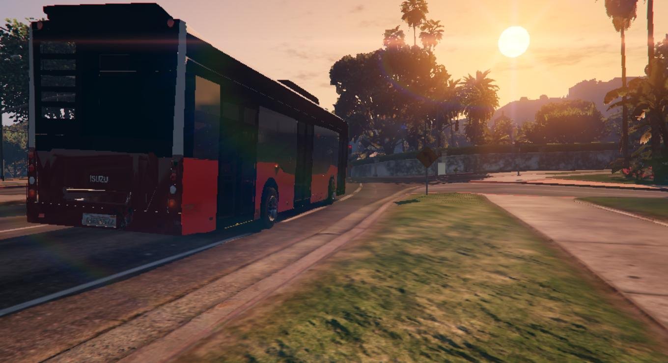 侠盗猎车5五十铃公交车mod