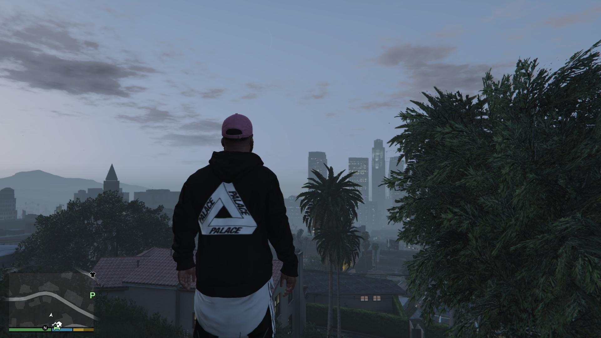 侠盗猎车5 新晋英国潮牌palace连帽衫mod