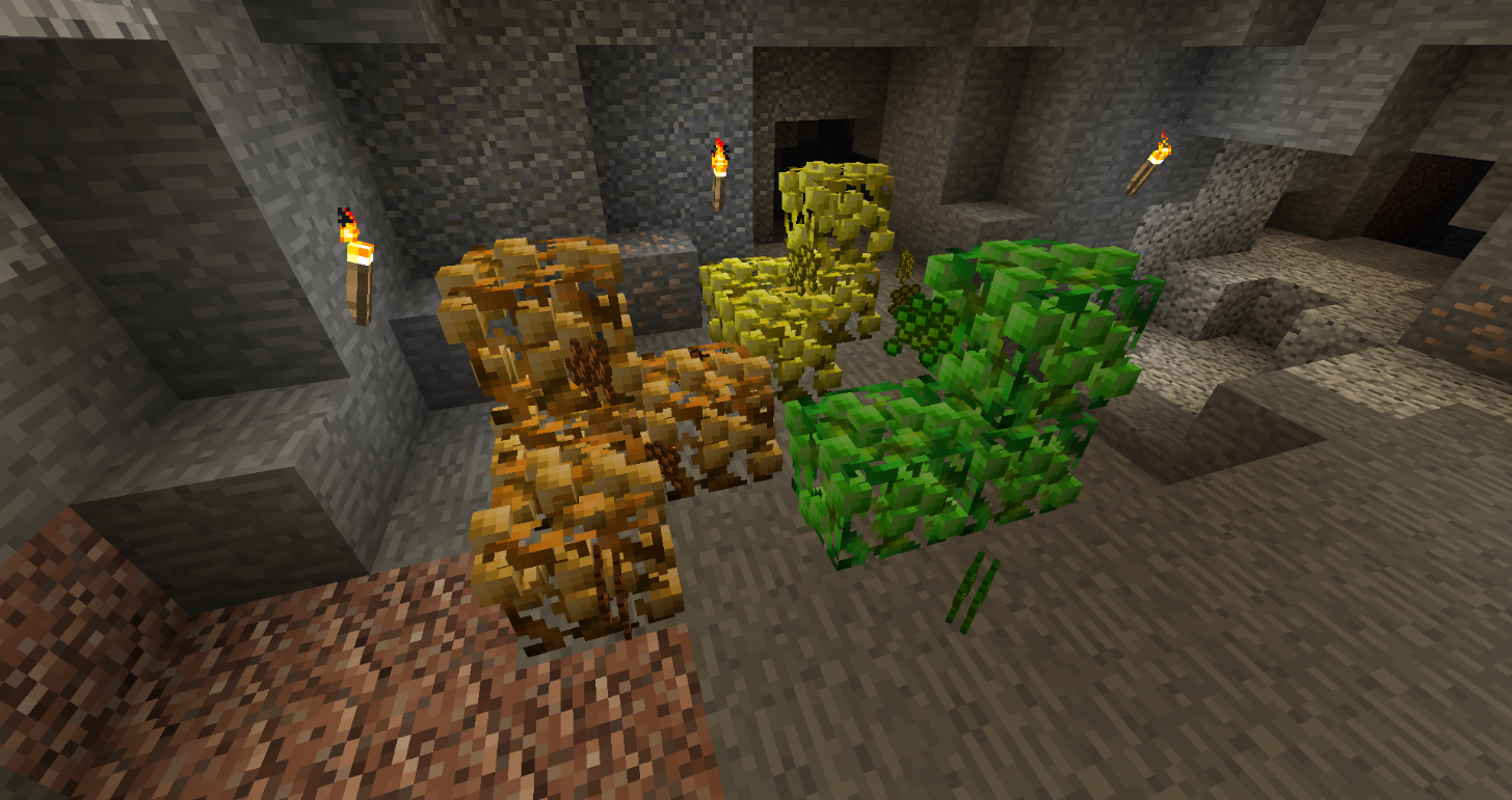 我的世界v1102灌木一样生长的矿石mod