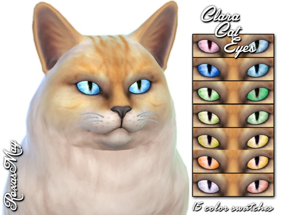 模拟人生4 v1.31Clara邪魅的猫咪眼睛包MOD