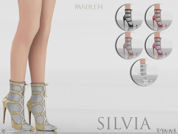 模拟人生4 Silvia蜂女王尖头高跟凉鞋MOD