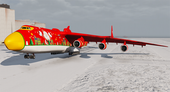 侠盗猎车5 An-255圣诞节航班飞机MOD