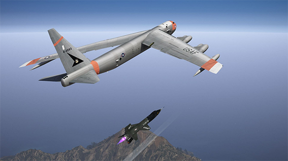 侠盗猎车5 X-15超音速火箭飞机NB-52母机MOD