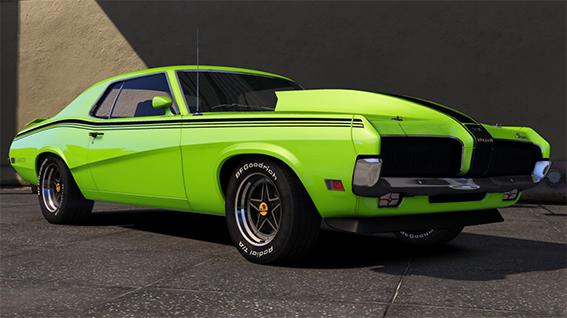 侠盗猎车51970款水星美洲豹毁灭者老爷肌肉车mod