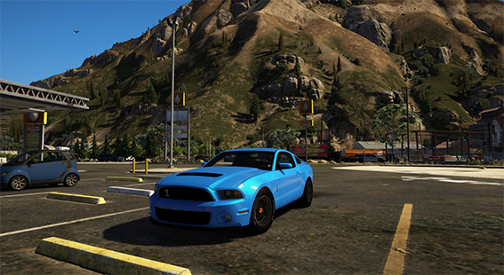 侠盗猎车52010款福特野马shellbygt500肌肉跑车mod